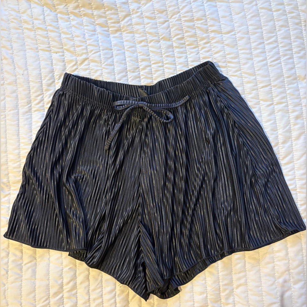 Black Striped Shorts shein size large